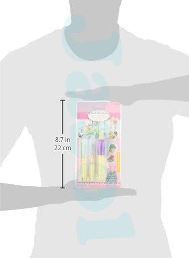 Jasol Embroidery Punch Needle Set, 3 Sizes Needle Pen Kit for DIY Craft, Threaders, Sewing, Knitting, Pink - Image 5